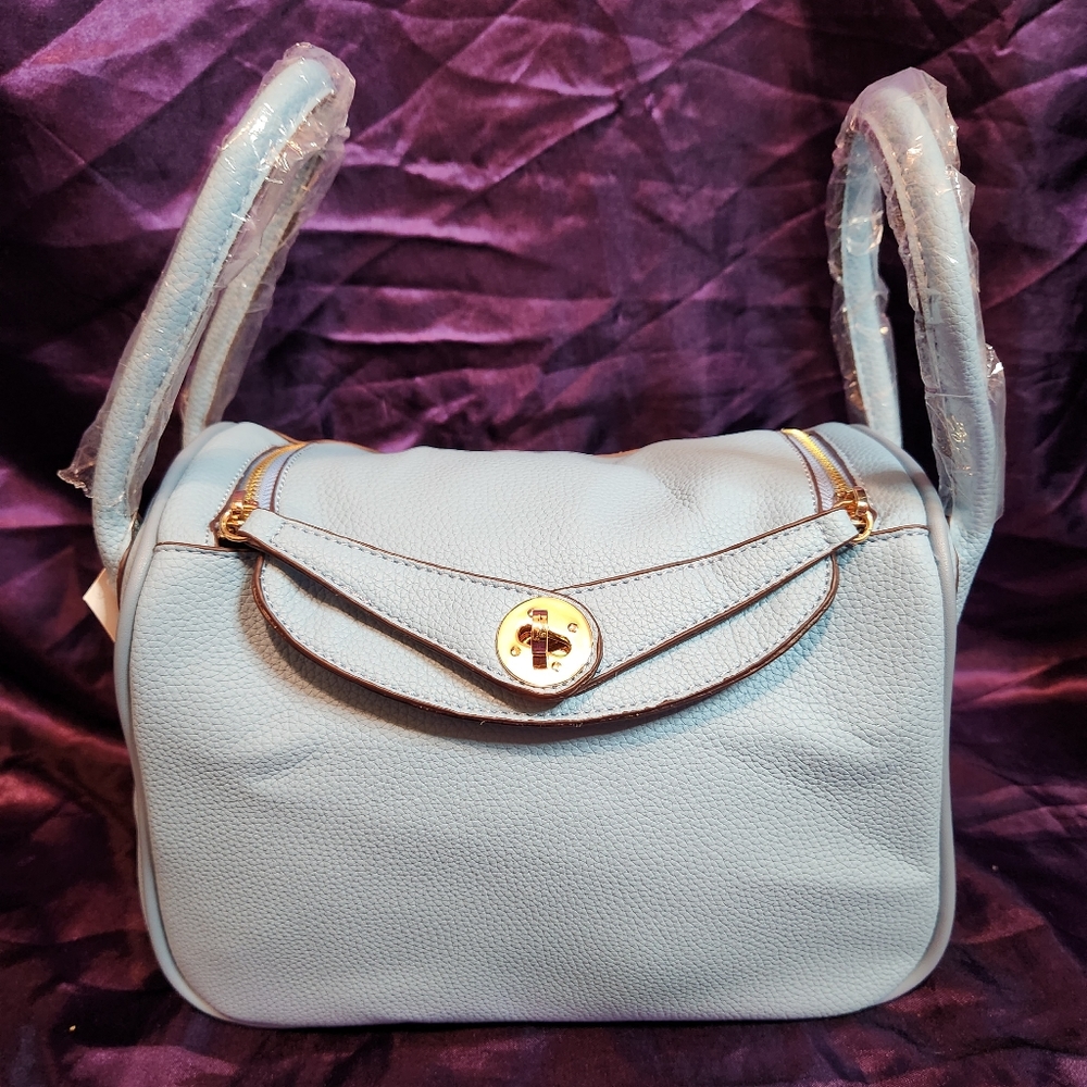 Blue Double Handle Trunk Bag